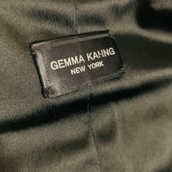 Rare & HTF Gemma Kahng New York VTG Cut-out Black Floral Runway Leather Jacket S - Picture 3 of 16